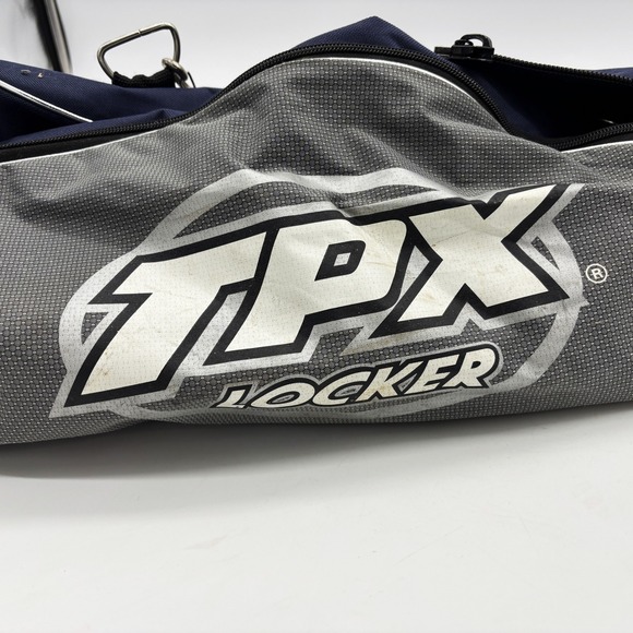 Louisville Slugger TPX Locker Baseball Bag Navy Blue Silver Large Good Equipment - Picture 2 of 8
